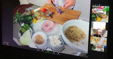 Gesund kochen lernen via Zoom im digitalen Kochkurs